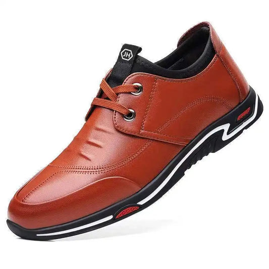 Men's Business Leather Shoes – Soft Sole, Breathable, Perfect for Sports & Casual Wear